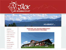 Tablet Screenshot of bauernhof-jaeck.de